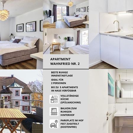 Apt Wahnfried No2 - Sehr Zentrales, Ruhiges Cityapartment Mit Balkon, Kueche, Duschbad & Parkplatz 바이로이트 외부 사진